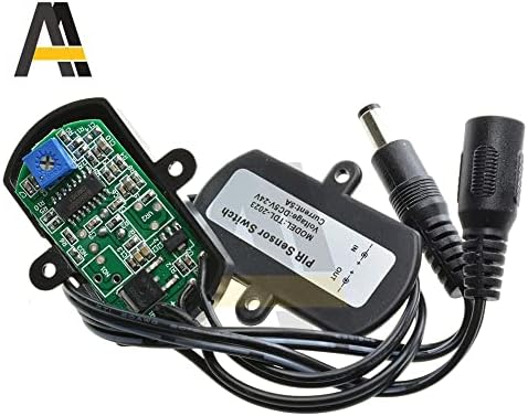 5a PIR Sensor Switch 5-24V DC PIR PIR Infravermelho IR Sensor de movimento IR Módulo de interruptor para tira de LED Light DC 5V 12V