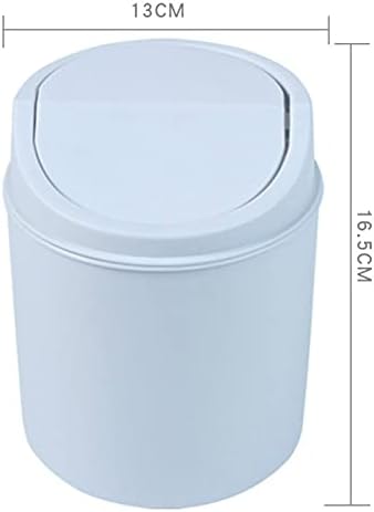 WXXGY Garbage pode armazenamento de lixo prático pequeno desktop mini cozinha coberta de cozinha lixo lata de lixeira