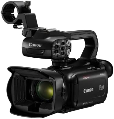 Canon XA60 Pro Camcorder 1/2,3 ”4K UHD CMOS Sensor 20x Zoom óptico, zoom digital 800x, estabilização de imagem de 5 eixos, HDMI, streaming