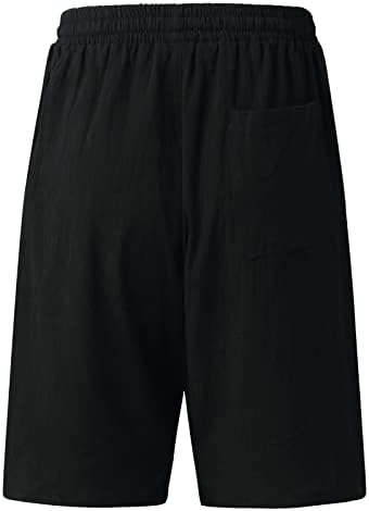 Shorts de linho de algodão beuu para mensagens de gama