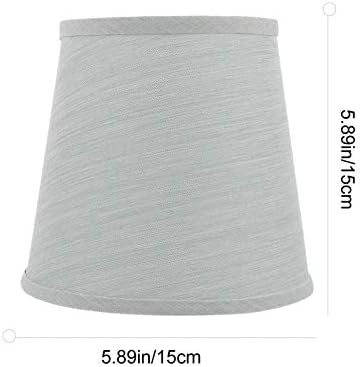 Solustre Lamp Shade, Langueiro de tecido para barril para lâmpada de mesa e luz do chão, boca inferior de 8 polegadas