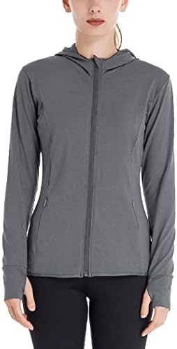 JACELA DE CAPOLO DE TRABALHO DE COORUN Feminino Full Zip Jackets Active Aquecimento Casaco de pinça esportiva do polegar de pinça Sportswear com bolsos