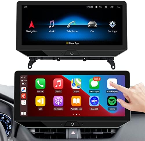 Rádio para Toyota RAV4 Android estéreo 2019 2020 2021 2022 IPS 12.3 polegadas Tela de toque 4G RAM 64G ROM Build em