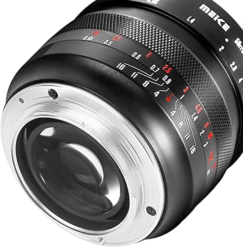 Meike 50mm f0.95 Lente de foco manual de abertura grande compatível com câmeras de espelho de montagem ef-m de cânone EOS M2 m3 m5