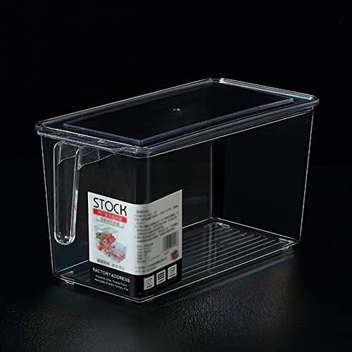 Caixa de plástico de armazenamento de armazenamento de lanche caixa de plástico 5000ml Caixa de frutas transparentes de