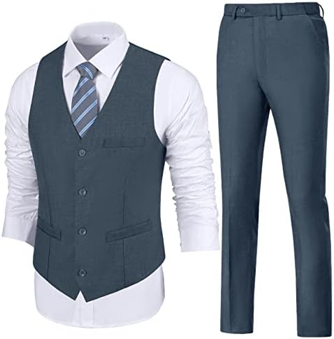 Mens Slim Fit Fit 2 peças conjunto