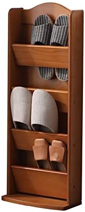 Rack de sapato de madeira maciça de madeira macia simplicidade moderna slipper storage rack banheiro salão de salão rack