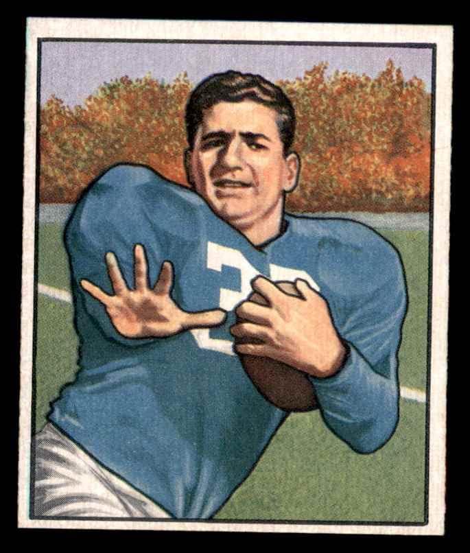 1950 Bowman 75 John Panelli Detroit Lions Ex/Mt Lions Notre Dame