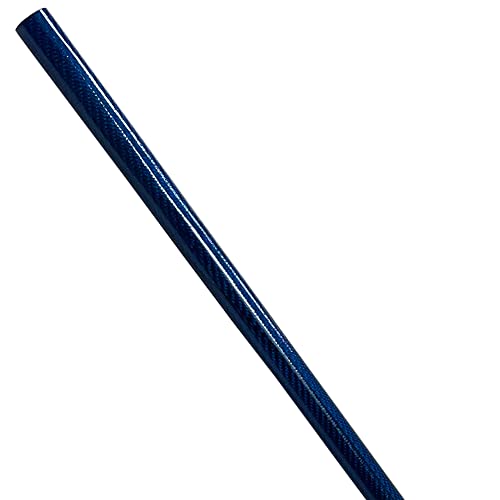 Karbxon - tubo de fibra de carbono - azul brilhante - 20 mm x 18 mm x 1000 mm - hastes de fibra de carbono ocas - tubos
