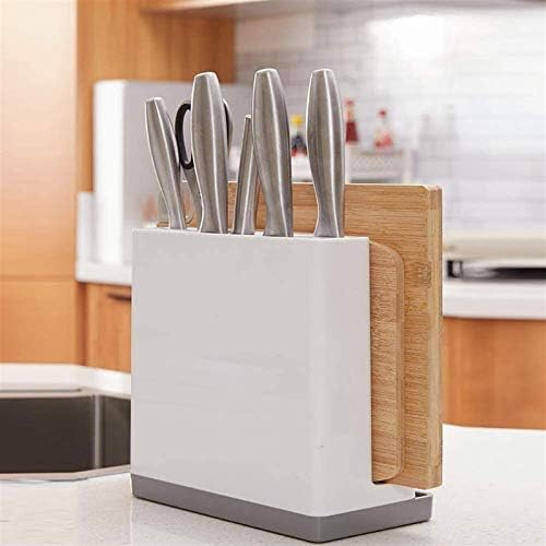 XJXJ Bloco de organizador de cozinha do suporte da faca XJXJ, suporte para ferramentas de tábua de cortar rack de ferramentas de suporte multifuncional com o conjunto de facas de cozinha