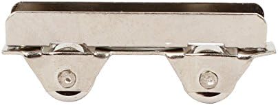 Aexit de 6 mm de largura manuseio de ranhura de metal rolos deslizantes Rodas de braçadeira polias de prata blocos de tom 2pcs