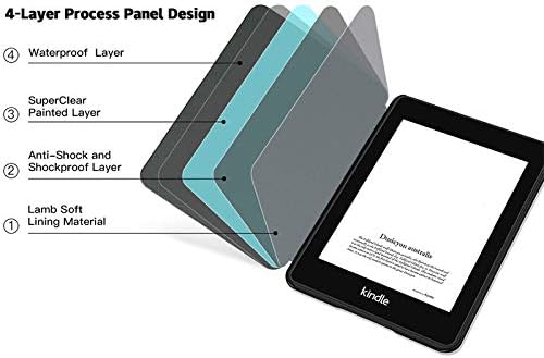 Caso do Wunm Studio CE para o novo Kindle 10th Generation 2019 Lançamento-Capa de proteção de peso leve com sono/wake automático,