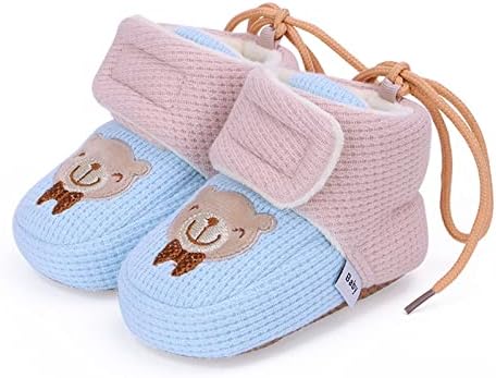 Sapatos de bebê botas de criança sapatos de criança macia para criança e sapatos de algodão grande de veludo sem deslizamento