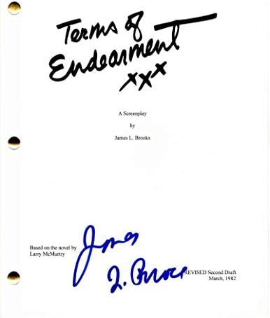 James L Brooks assinado Autograph - Termos de carência script completo de filme Simpsons