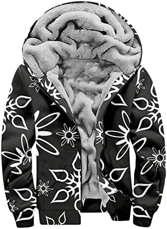 Casacos de inverno ADSSDQ para homens, pulôver de novidade de grandes dimensões que saem de manga longa de capota de outono do zíper de espessura14
