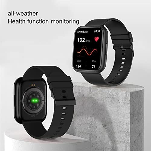Relógio inteligente bzdzmqm, 1,91 smartwatch para telefones Android iOS, freqüência cardíaca, monitoramento preciso do oxigênio no sangue, ajuda do sono, AI-Assistente, GPS Motor Medidor Fitness Watch #Today EUA