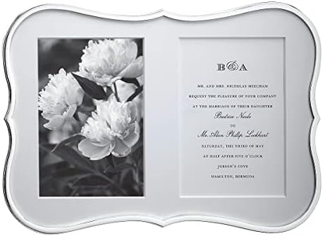 Kate Spade New York Crown Point Placa de prata de prata moldura, 5 x 7