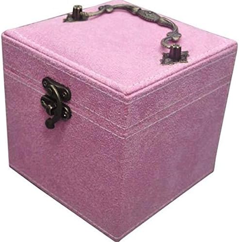 Organizador de jóias Large Jewelry Box Jewelry Casket Makeup Organizer Travel Box