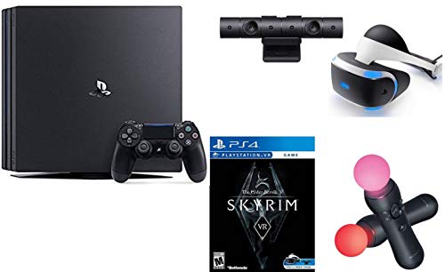 PlayStation 4 Pro Bundle: PS4 Pro 1TB Console + VR Skyrim Bundle [videogame]