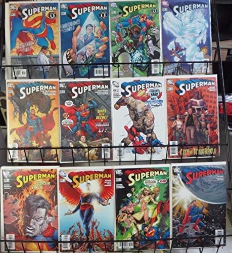 Superman 650-683, 27 Diff + Ann 13 Lote de livros de quadrinhos DC VF/ +