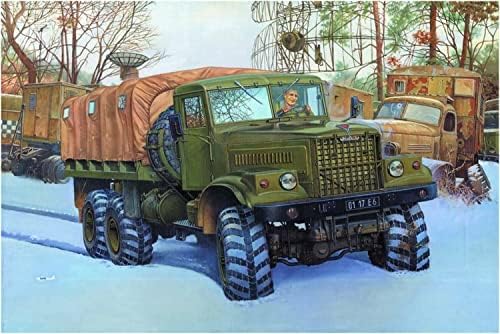 Roden RE35805 1/35 Exército russo Kraz 255b Caminhão de 6 rodas do 1970 Modelo de plástico