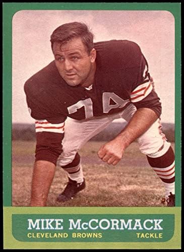 1963 Topps # 17 Mike McCormack Cleveland Browns-Fb NM Browns-Fb Kansas