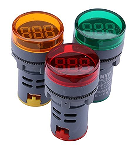 BEFIA LED Display Mini voltímetro Digital CA 80-500V Medidor de tensão Testador de medidores Testador Volt Monitor Painel de luz