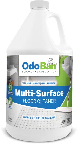 Limpador de piso multi-superfície pronto para uso ODOBAN, poderoso fórmula de peróxido de hidrogênio, 2 galões, sem aroma