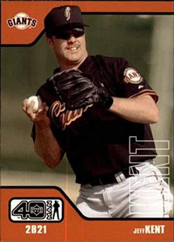 2002 Deck superior 40-homem 742 Jeff Kent São Francisco Giants MLB Baseball Card NM-MT