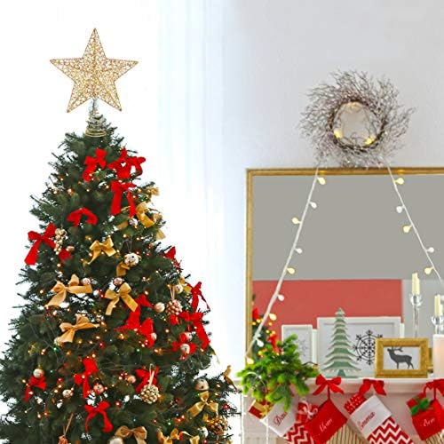 1pc Free Tree Topper Star, estrelação de estrela iluminada Tree Star Tree Tree Christmas Tree Topper Star da Árvore de
