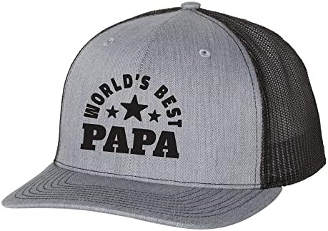 O melhor pai do Dia dos Pais do Pai dos homens bordou o chapéu de Mesh Backer Trucker