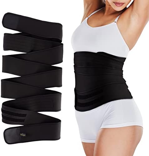 Arrume -me do Bandage Wrap Wrap Ciay Trainer, Treinador de cintura da banda de suor para mulheres e homens, material