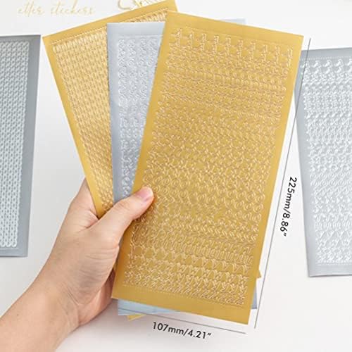 Adesivos de números de PVC Isesuch, 8 folhas de lençóis 3D Número de carta digital Adesivos