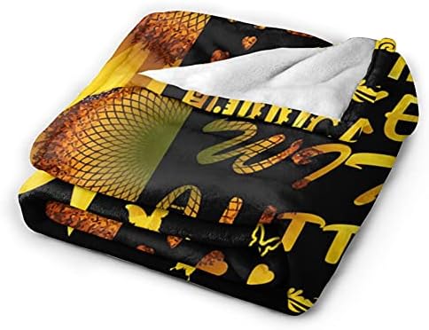 Presentes de girassol yoyicu para mulheres, cobertores de borboleta de girassol.