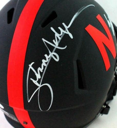 Os vencedores de Nebraska Heisman autografaram o capacete de velocidade do eclipse f/s