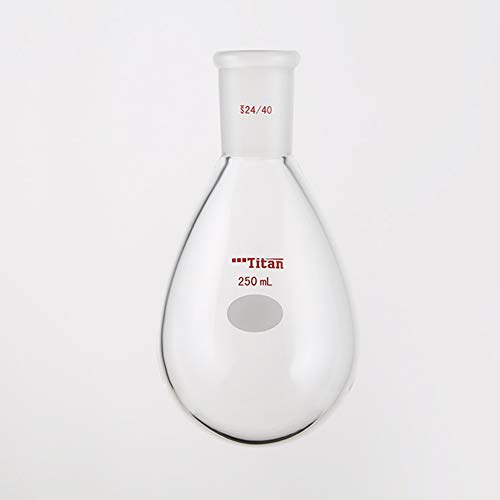 Adamas-beta 25ml de vidro pesado pesco de pescoço um pescoço redondo frasco de fundo RBF, com junta externa padrão do cone