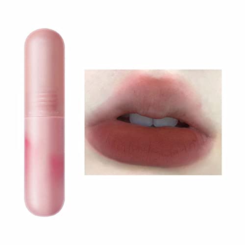 Xiahium Lip Gloss Base 10oz Bullet de cor pequena cor Pequena cor ovo Lip argila Veludo Lip Glaze Lip Gloss Student Batom Durável maquiagem