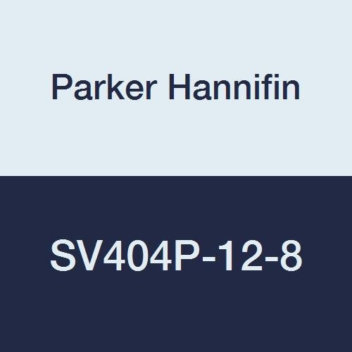 Parker Hannifin SV404P-12-8-PK5 Válvula de caminhão com alça redonda, latão, mangueira de 3/4 tópico masculino de barb