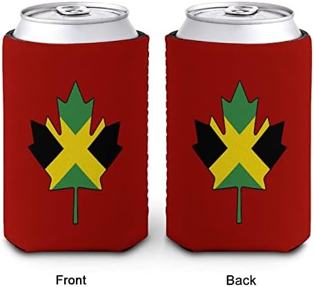 Slays de copo reutilizável de bandeira de bordo jamaicano portador de xícara de café gelado com padrão fofo para