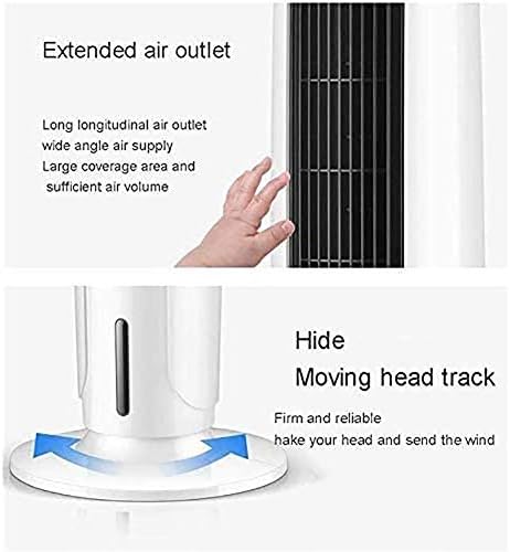 Ventilador de ar condicionado portable Liliang com operação remota do painel de toque LED, ventilador de torre vertical,