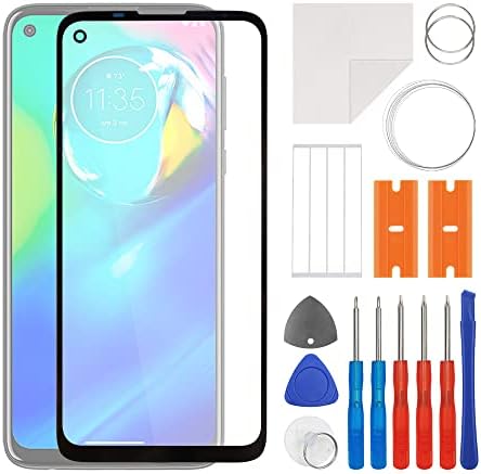 Swark Tela Front Vidro Externo Painel Lens Substituição +OCA Compatível com Moto G Power XT2041DL com Kit de Reparação