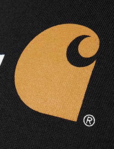 Carhartt Men's Logo Fit Fit Heavy Sleeve Logo Camiseta gráfica