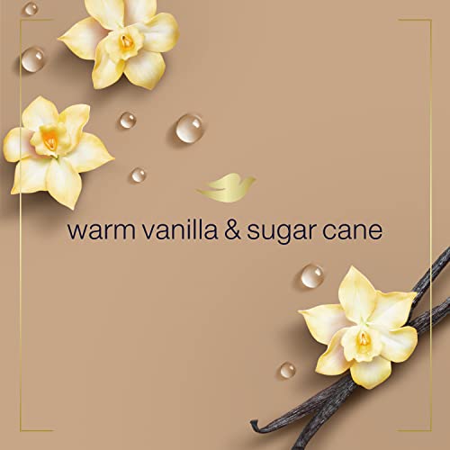 Dove Warm Vanilla e Sugar Cane protege a pele da secura, lavagem de mão em espuma mais hidratantes do que o sabonete de mão