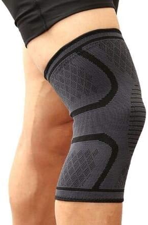 Ccbuy 1 par de maconha elástica de malha de proteção contra ciclismo suporta de capa de joelho de nylon manga para vôlei de basquete