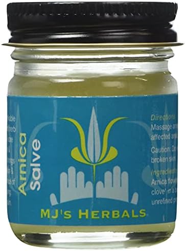 MJ Herbals Salve Bundle orgânico | ARNICA + CALENDULA SALVE | Força máxima, doloria dos músculos relevados imediatos