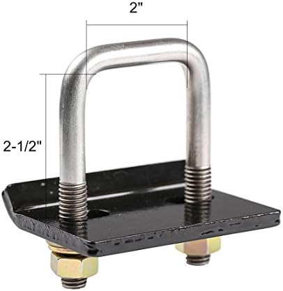 CZC Auto Hitch mais apertado, serviço pesado para problemas de 1,25 e 2, reduza o movimento/trava do receptor, dia 5/8 polegadas para o receptor de Classe II IV 2 2-1/2 polegadas, encaixa a bandeja da bandeja da bandeja da bandeja da bandeja de bicicleta