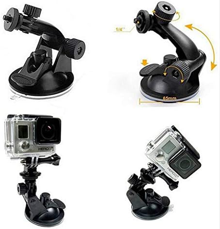 TEKCAM Ação Câmera de sucção Copo Montagem Compatível com o Hero GoPro 11 10 9 8 8/Akaso Ek7000 V50elite Brave 4/7