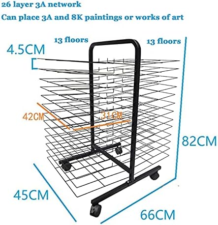 Fehun Art Racks, arte com racks de arame, salas de aula móvel, estúdios de arte, prateleiras de secagem, produtos educacionais,