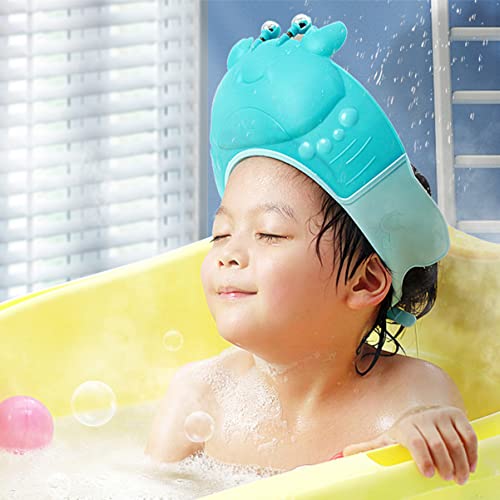 Kisangel recém -nascido chapéu shampoo shampoo shampoo 4 pcs chapéu de banho chapéu de cabelo guarda -chuva touca de chuveiro