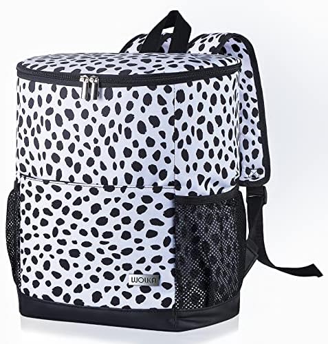 Wolka Backpack Cooler 35 latas, pequenos refrigeradores de mochilas à prova de vazamentos isolados, mochila refrigeradora